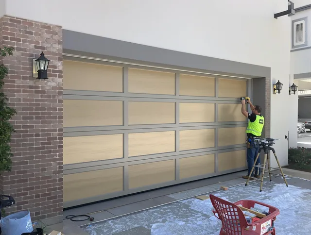 Garage door replacement service by Rockland Garage Door Repair in Rockland
