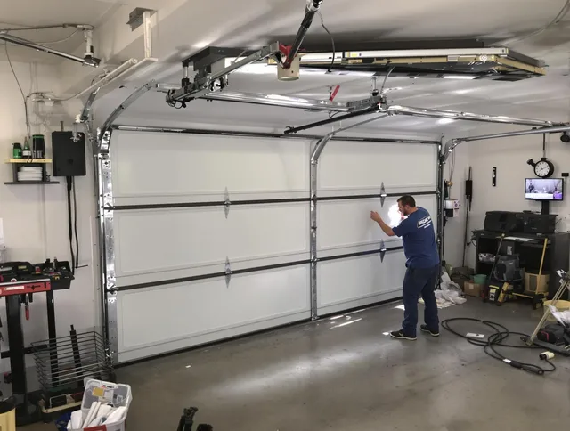 Professional garage door repair service by Rockland Garage Door Repair in Rockland