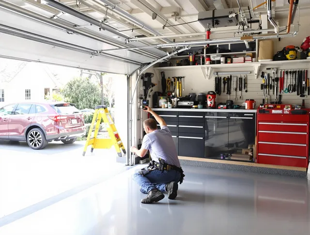 Local garage door repair service by Rockland Garage Door Repair in Rockland